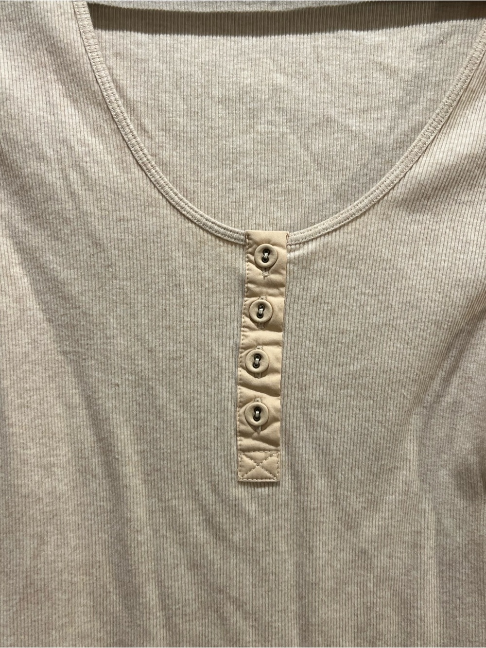 Ulla Johnson Ivory Cotton Puff Sleeve Ribbed Top Medium - Picture 9 of 13